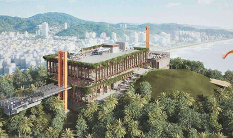 Morro do Careca fecha para obras e será transformado em novo ponto turístico em Balneário Camboriú