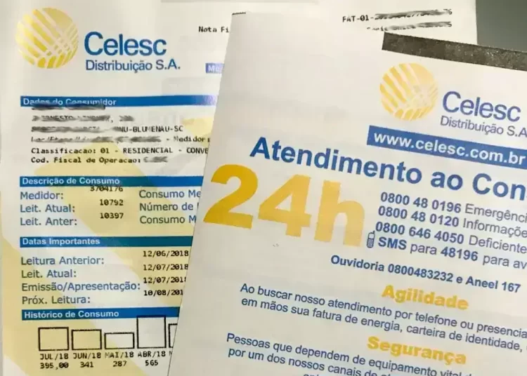 Aneel autoriza reajuste de 13,53% na tarifa de energia da Celesc em SC