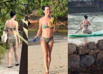 Katy Perry curte dias em Santa Catarina durante a agenda de shows no Brasil