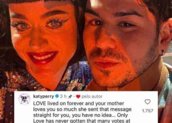 Catarinense vive momento único ao subir ao palco com Katy Perry após perder a mãe