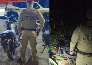 Motocicletas furtadas da concessionária Honda em Camboriú são recuperadas pela Polícia Militar próximo a Transluzia