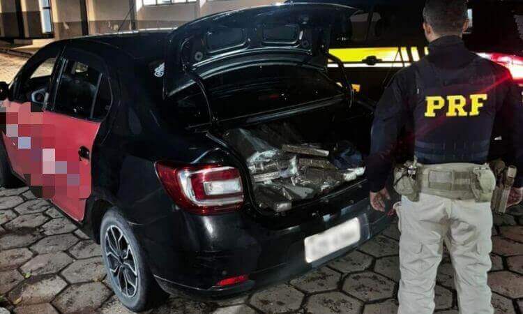 Motorista de aplicativo dado como desaparecido em SC é preso no Paraná transportando maconha para Balneário Camboriú