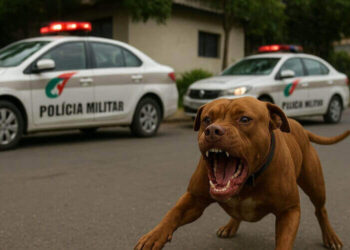 Policiais são atacados por Pit bull durante prisão por tráfico em Balneário Camboriú