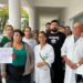 Funcionários protestam contra salários atrasados no Hospital de Camboriú