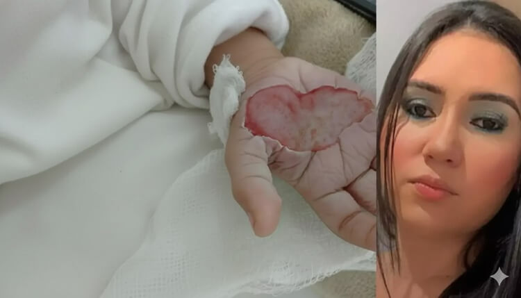 Madrasta que queimou a mão de criança é presa em Itapema