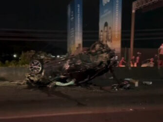 Acidente grave na BR-101 deixa uma pessoa morta em Balneário Camboriú