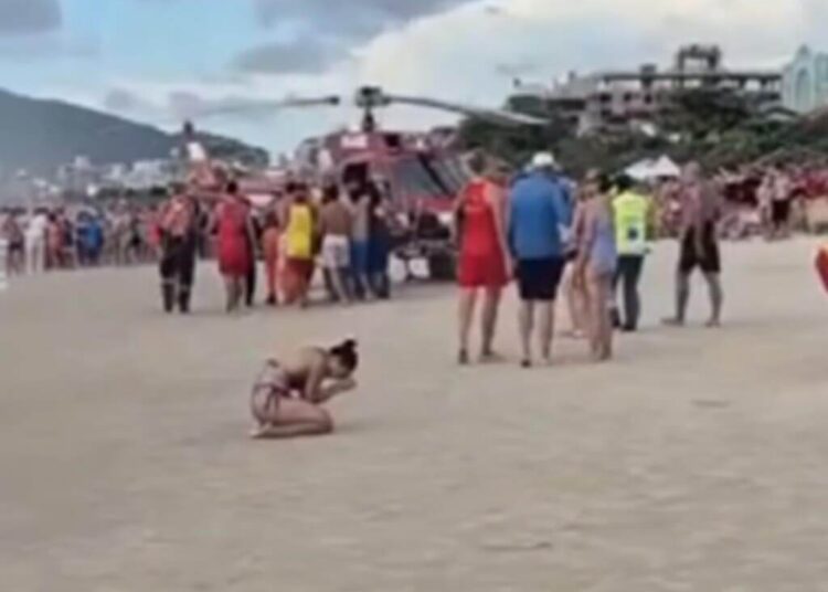 Momento de comoção: vítima volta a respirar e bombeiros são aplaudidos em Bombinhas