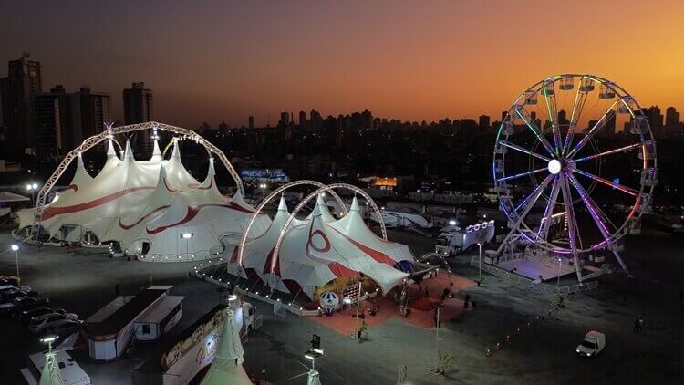 Maior circo itinerante do Brasil entra na reta final de espetáculos em Balneário Camboriú
