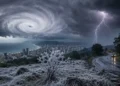 Ciclone extratropical traz temporais e frio congelante para Santa Catarina