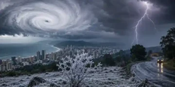 Ciclone extratropical traz temporais e frio congelante para Santa Catarina
