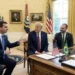 Trump confunde Eduardo e Flávio Bolsonaro após encontro com Lula no G7