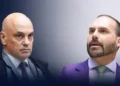 Moraes mantém julgamento de Eduardo Bolsonaro marcado para esta terça-feira