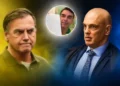 Alexandre de Moraes proíbe Flávio Bolsonaro de visitar Jair Bolsonaro por 90 dias