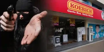 Assaltantes armados invadem Lojas Koerich durante assalto no Centro de Camboriú