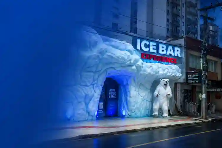 Balneário Camboriú inaugura Ice Bar com temperatura de -10°C e open bar em ambiente de gelo Balneário Camboriú inaugura Ice Bar com temperatura de -10°C e open bar em ambiente de gelo