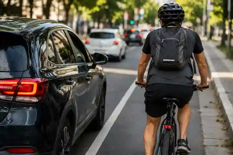 Motorista que não respeita ciclista pode levar multa de R$ 293 e 7 pontos na CNH Motorista que não respeita ciclista pode levar multa de R$ 293 e 7 pontos na CNH