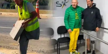 Luciano Hang entrega “Ferrari das próteses” a trabalhador que seguiu na luta após perder a perna