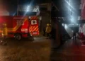 Estrutura desaba durante festa em Camboriú, deixa feridas e mobiliza Bombeiros