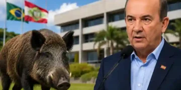 Jorginho Mello barra projeto que previa pagamento de R$ 100 por javali abatido em Santa Catarina