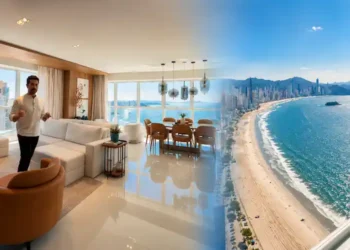 VÍDEO: Luxo nas alturas: apartamento de 300 m² tem vista espetacular para o mar em Balneário Camboriú