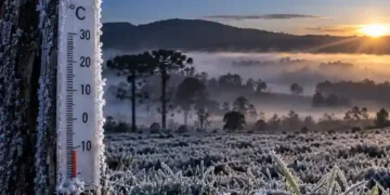 Prepare o casaco: SC pode ter 0°C e geada com chegada de nova massa de ar polar