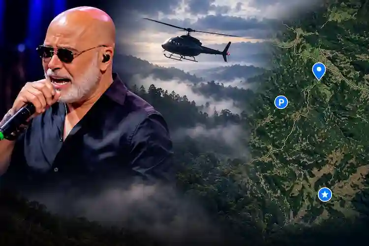 Cantor Rick: testemunha relata estrondo em área onde helicóptero desapareceu em SC