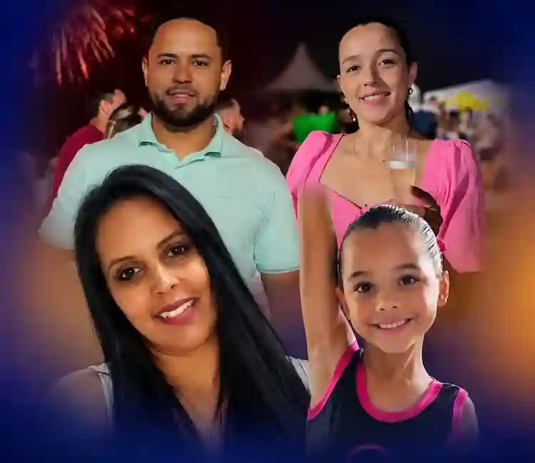 Família de Camboriú vítima de acidente fatal na BR-470, em Lontras, com quatro mortos e um menino de 10 anos sobrevivente.Colisão frontal em Lontras

Acidente em rodovia catarinense

Menino de 10 anos internado na UTI

Quatro integrantes de uma família de Camboriú que morreram em acidente entre carro e caminhão na BR-470, em Lontras, e menino de 10 anos que sobreviveu e está internado na UTI.
