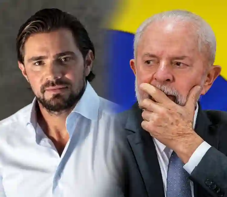 Daniel Vorcaro, dono do Banco Master, e o presidente Luiz Inácio Lula da Silva.